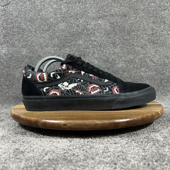 Vans Other - Vans Old Skool Glow Frights Men’s 9.5 Women’s 11 Black Skate Casual Shoes Used